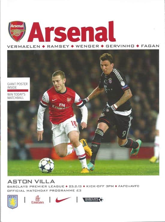 Arsenal FC v Aston Villa FC